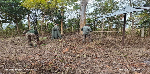 #Pulwama Martyrs#NeverForget#Nation First#
On 16/02/2026 A/71 a successful cleanliness drive (Plastic/Polythene Free Zone) in the Surrounding camp area of A/71 Bn at Tronglaobi, Moirang, Bishnupur Manipur.
