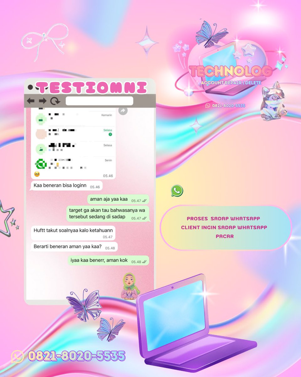 difficclt's tweet image. Bantuan Pemulihan Akun, Intagram, Facebook
Tik Tok, Twitter, T Lindkedin Whatsapp, Telegram ‼️

Akun terkunci/dihack/ditangguhkan⁉️

Atau 
Mau Jasa hack sosmed &amp;amp; sadap sosmed, hapus akun tanpa email/sandi/no hp❓

Trusted, Full Testi, Fast Respon🛍️
wa.me/6282180205535