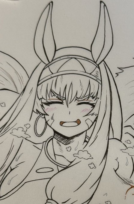 ファンサイト更新進んでなくてごめんなさい。今月ニトクリスと武蔵ちゃんのバイコーンイラスト掲載予定です。このイラストはムッツリコースで、続きは描けたら超ドスケベコースで載せます。ムッツリコースは今月裏アカデミアで描く予定のものがあるのでそちら掲載予定です。 