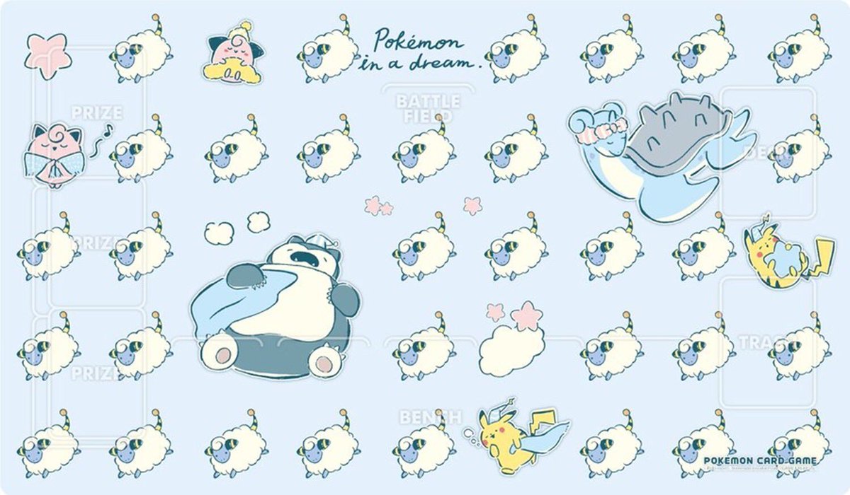 ☁☁再入荷情報☁☁ ✓ プレイマット 海外製 Pokemon in a dream 韓国