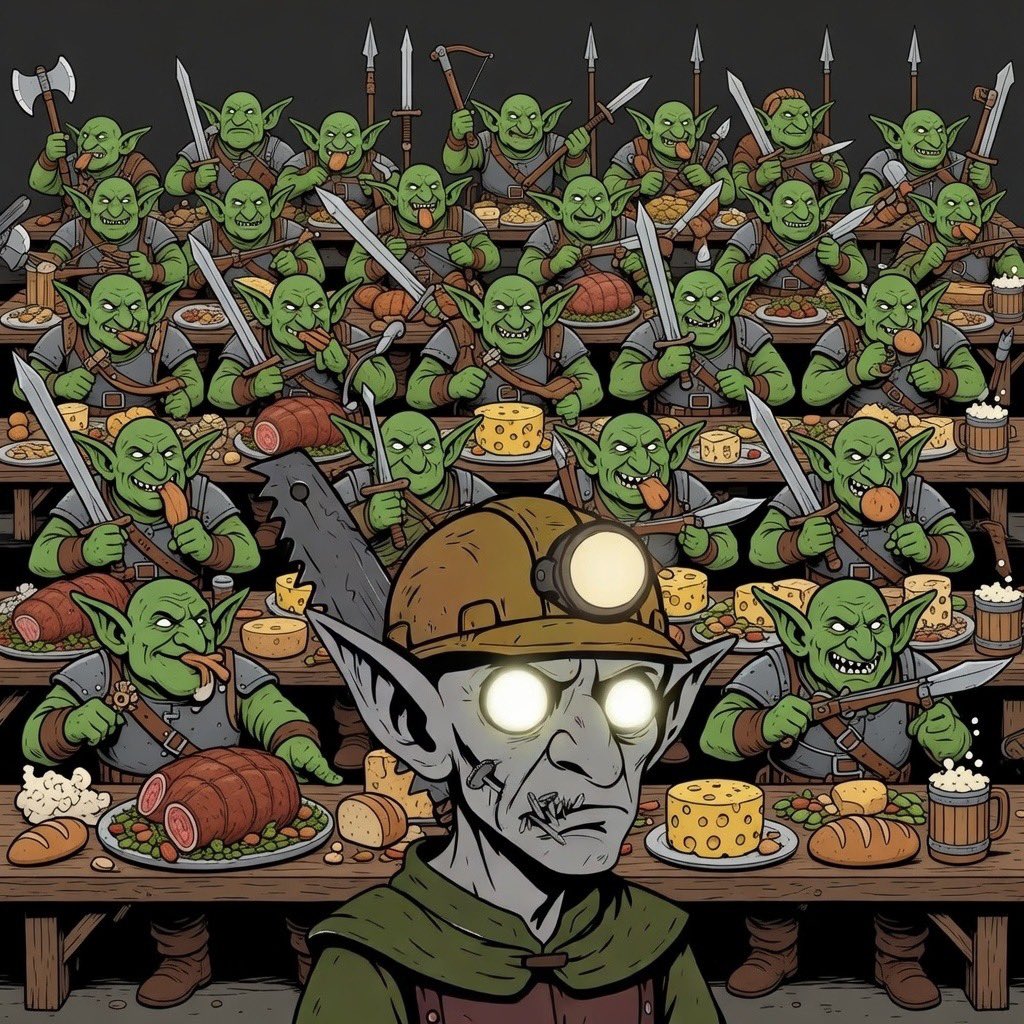 GRRRAAAH!! 
Dis goblin boss out here grindin' da 9-5, stackin' fiat like mad cuz me crew needs BIGGER blades, meaner clubs, n' deadlier gear for PvP!! 

Can't let me goblins go soft—gonna arm 'em to da teeth!! ⚔️💀⚔️
<a href="/thatgoblins/">That Goblins</a>