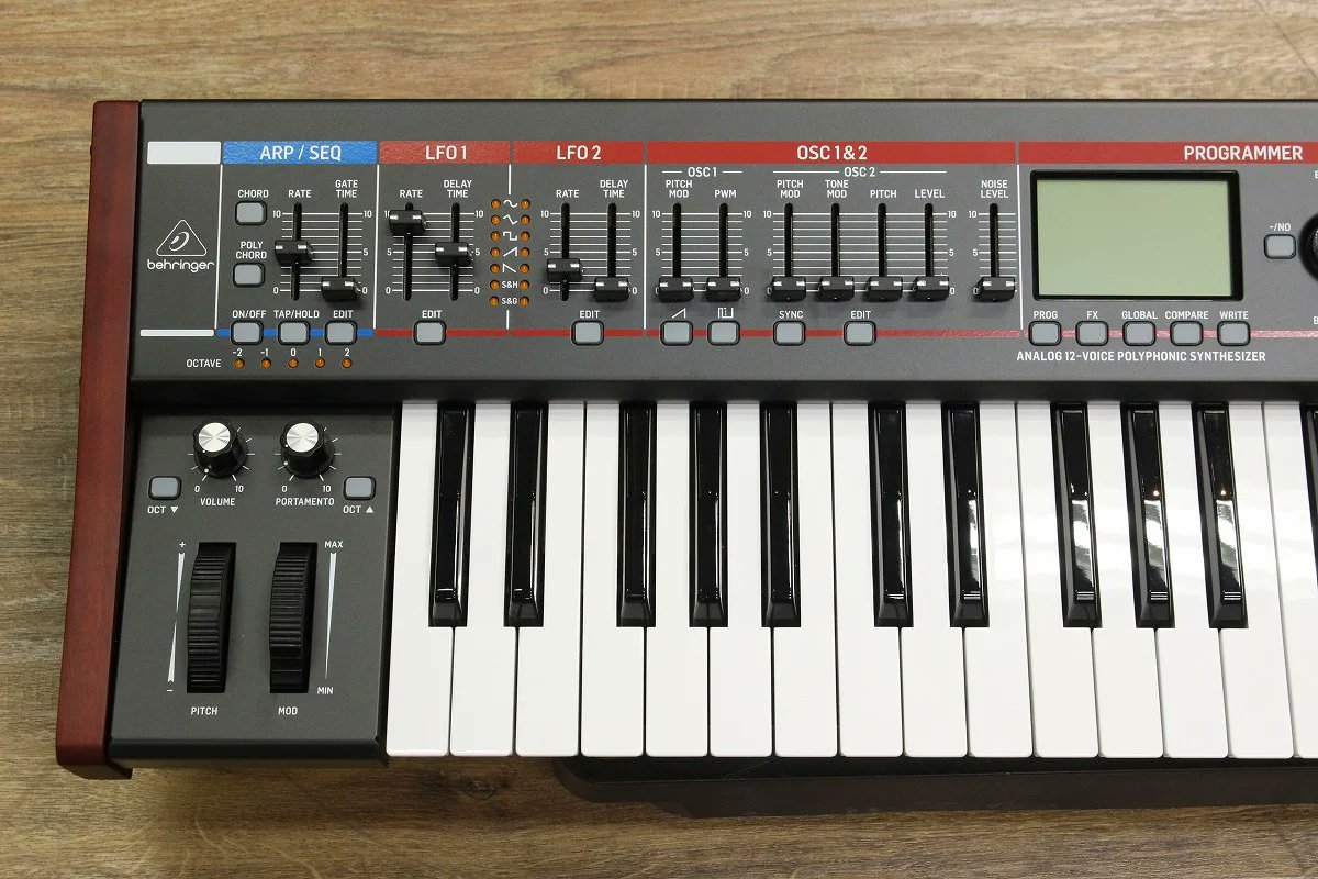 BEHRINGER DEEPMIND 12Xが中古で入荷！ 12個のアナログボイスを備える