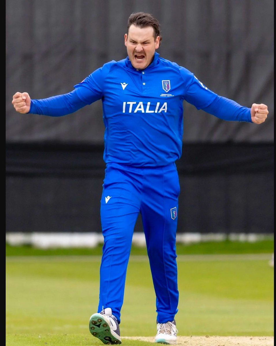 publicstar_bsk's tweet photo. Great knock from this Angry Man with Moustache 🔥 
This team is here to stay long and create wonders in world cricket ❤️#BenjaminManenti #ENGvsITALY #T20WorldCup https://t.co/a1NJVSdm3s