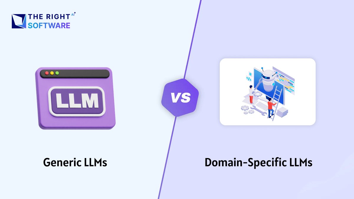 TheRightSW's tweet photo. Generic LLMs vs Domain-Specific LLMs — which one actually delivers real business value?
Read here: https://t.co/wuEvI48qWu https://t.co/32tGxyoIdX