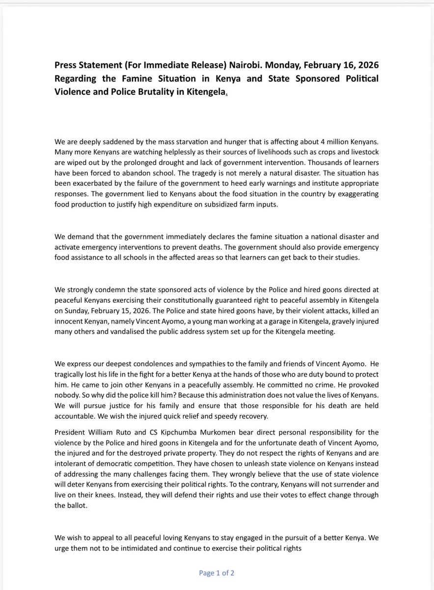 Edwin Sifuna tweet media