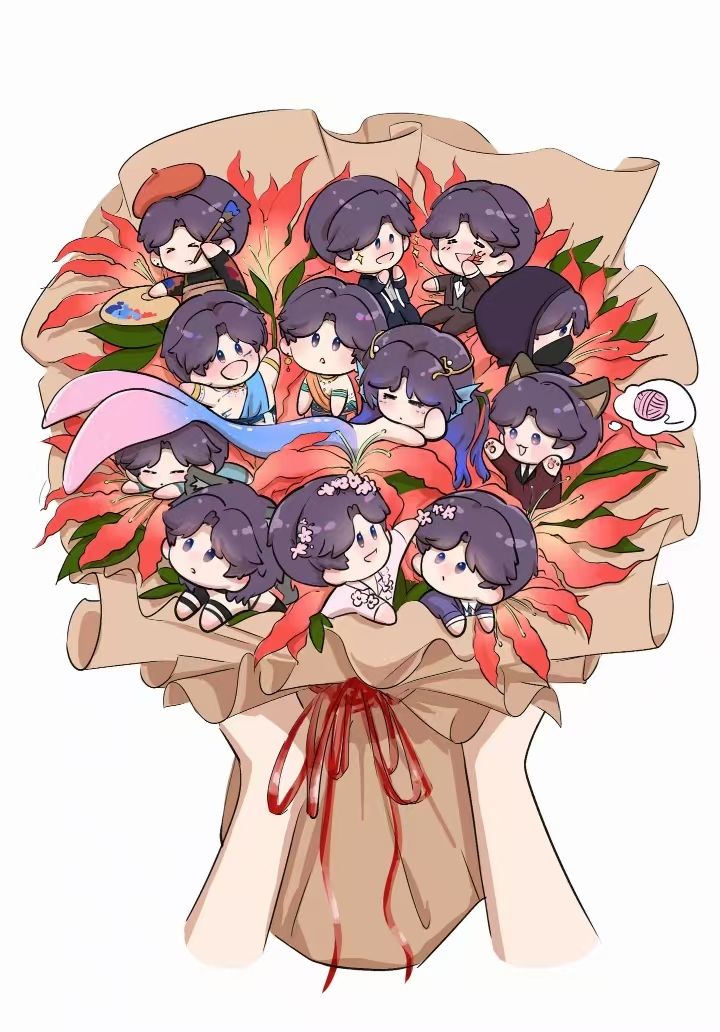 Here's a bouquet for you.#LoveandDeepspace #恋与深空 #恋と深空 #러브앤딥스페이스 #Rafayel