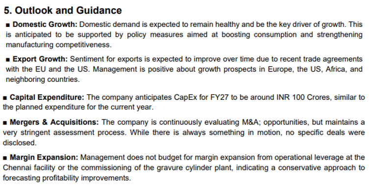 myAlerts_in's tweet image. #TCPLPACK #TCPLPACKQ3 TCPL Packaging Ltd Q3FY26 Earnings Concall Summary (Extract) | Subscribe on our website for Instant delivery (Detailed) via WhatsApp &amp;amp; Email