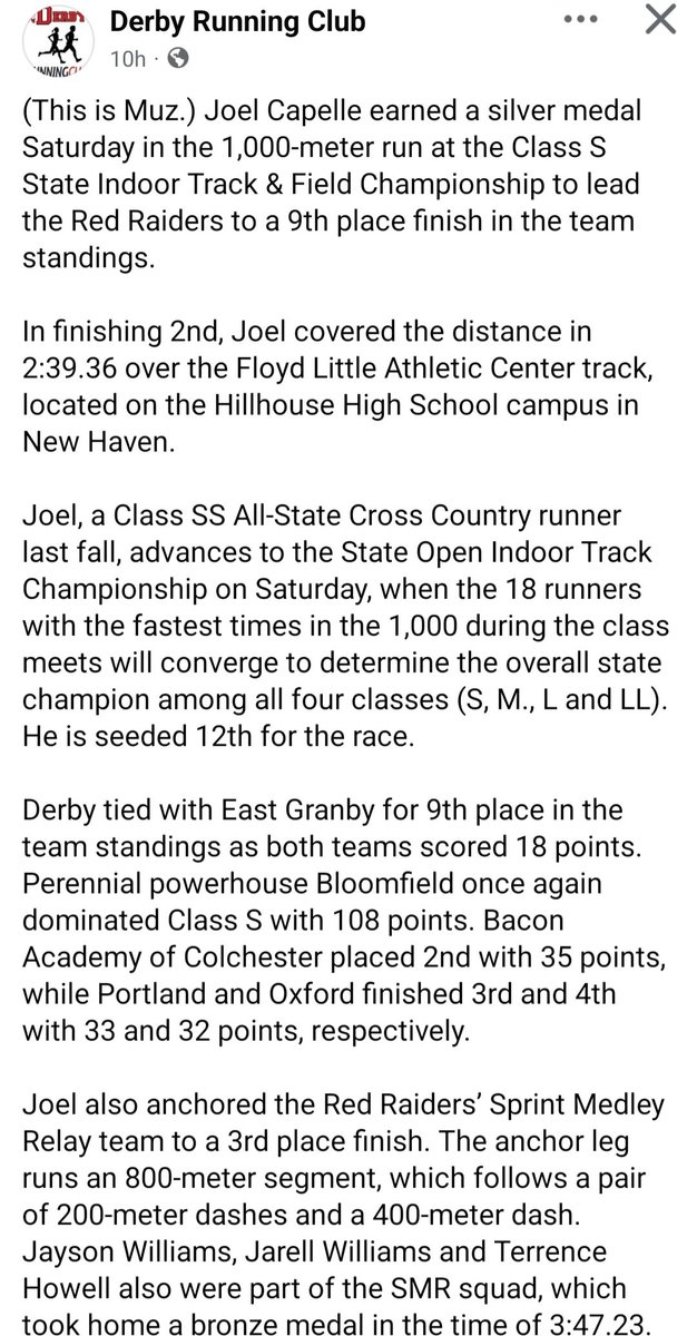 Derby Athletics tweet media