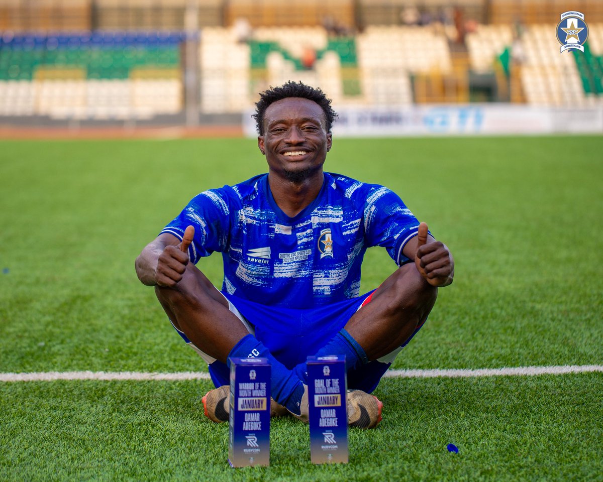 DOUBLE HONORS 🏆🔵

Qamar Adegoke has been voted Rubycom Player of the Month and Goal of the Month for January.

The awards were presented by Rubycom Managing Director, Mr. Oluwaseun Oyesile, alongside Dr. Issac Olatunde.

Powered by : Rubycomserviceslimited 

#3SC | #UpShooting