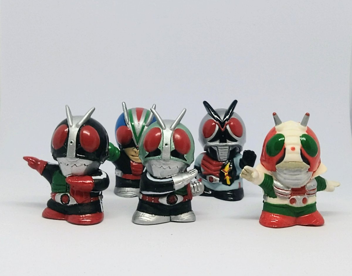 これ、中古屋さんで集めたなあ 旧1号からRXまでまだ全部持ってる 二