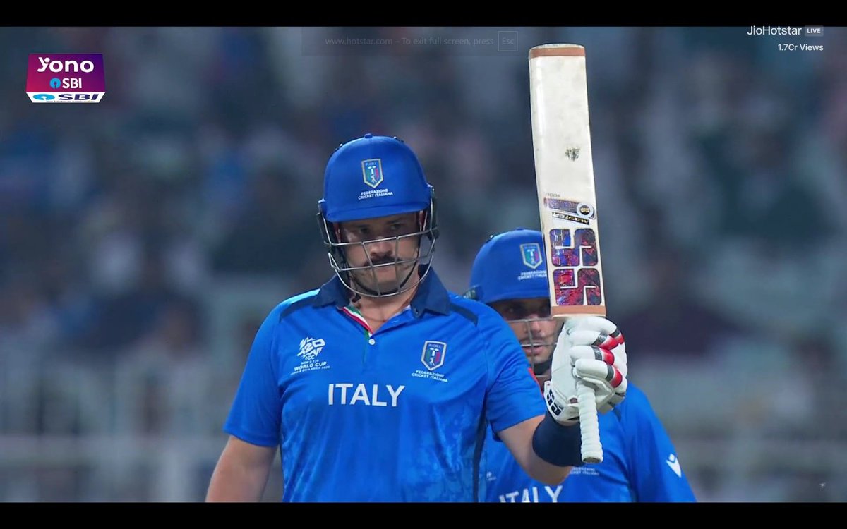 ishqsufiyana00's tweet photo. Top quality associate player Ben Manenti . 60 off just 25 balls 6 sixes and 4 fours.
#ENGvsItaly #T20WorldCup2026 #BenManenti https://t.co/65JV6372YJ