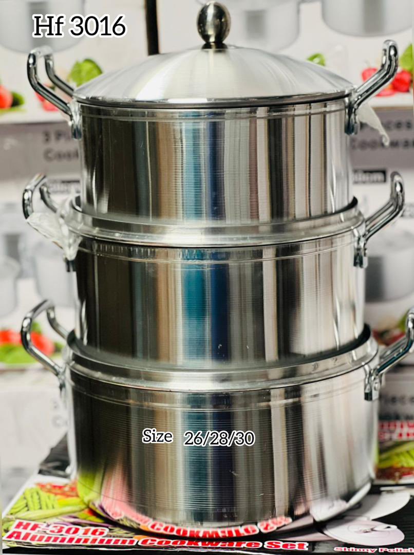 *Cloth storage #7,000*

 *3pcs Aluminum cookware set* 

 *#40,000
*