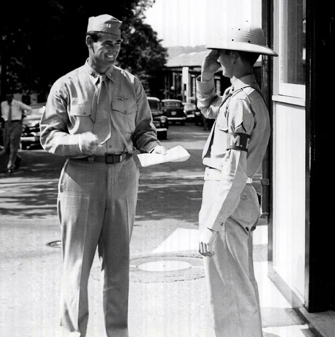 Marine Corps Colonel: "Captain Williams, I want to give you these orders, they relieve you from active duty in the Marine Corps Reserve and assign you to your home.
Ted, I understand that your future address is Fenway Park, is that correct?".
Ted Williams: "Well, as of now,