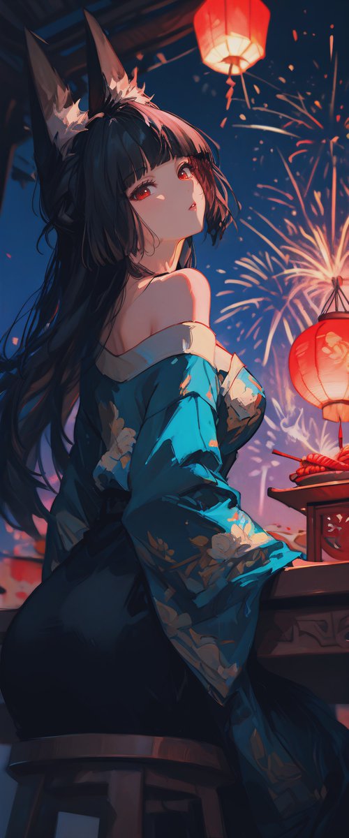 🏮🎆🧨 Hoshimi Miyabi 星見雅 #zzzero #ゼンゼロ SFW illustration