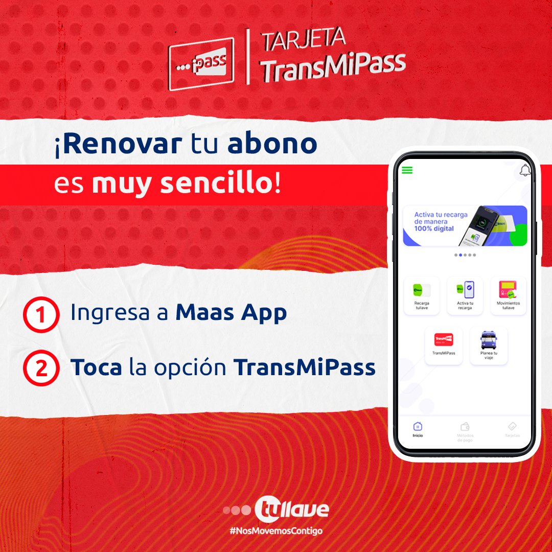 Tarjeta tullave plus tweet media