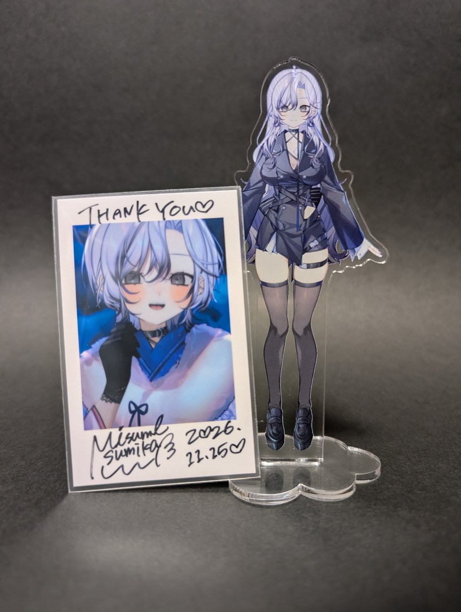 心栖すみか #みてみすみ 届いたよ！ 御姿美しい✨サインチェキも