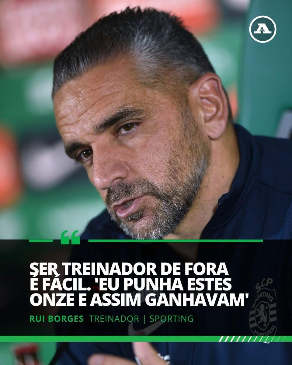 Esta imagem da <a href="/abolapt/">A BOLA</a> é mesmo para denegrir o treinador Rui Borges.

Primeiro cortam o "às vezes" que é fundamental na frase que Rui Borges diz, "Às vezes, ser treinador de fora é fácil, mas há muitos 'ses'".

Depois basta ver o vídeo para perceber todo o contexto bem explicado