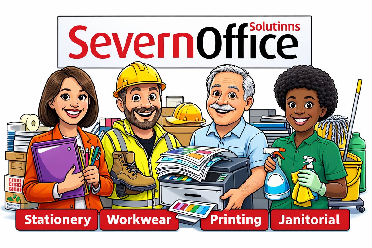 SevernOffice's tweet image. Monday is back 🙌
And so are your friendly one-stop business supplies team!
Open Mon–Fri, 9am–5pm.
And remember… we don’t just sell stationery 👀

Everything your workplace needs, all in one place.
#BusinessSupplies #OfficeEssentials