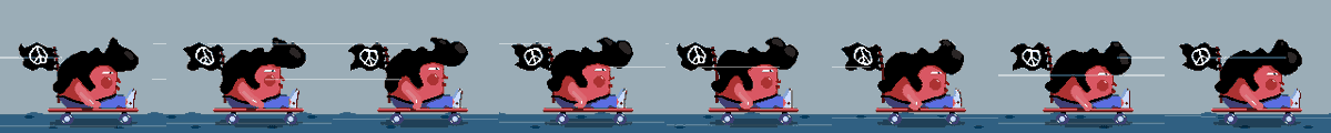 Deal_po's tweet photo. Peace-Peace Sprite Sheet
#pixelart #spritesheet #aseprite #spritework #gamedevart #pixelartist #animationloop #framebyframe #indieartist https://t.co/gcwP22Hl3Q