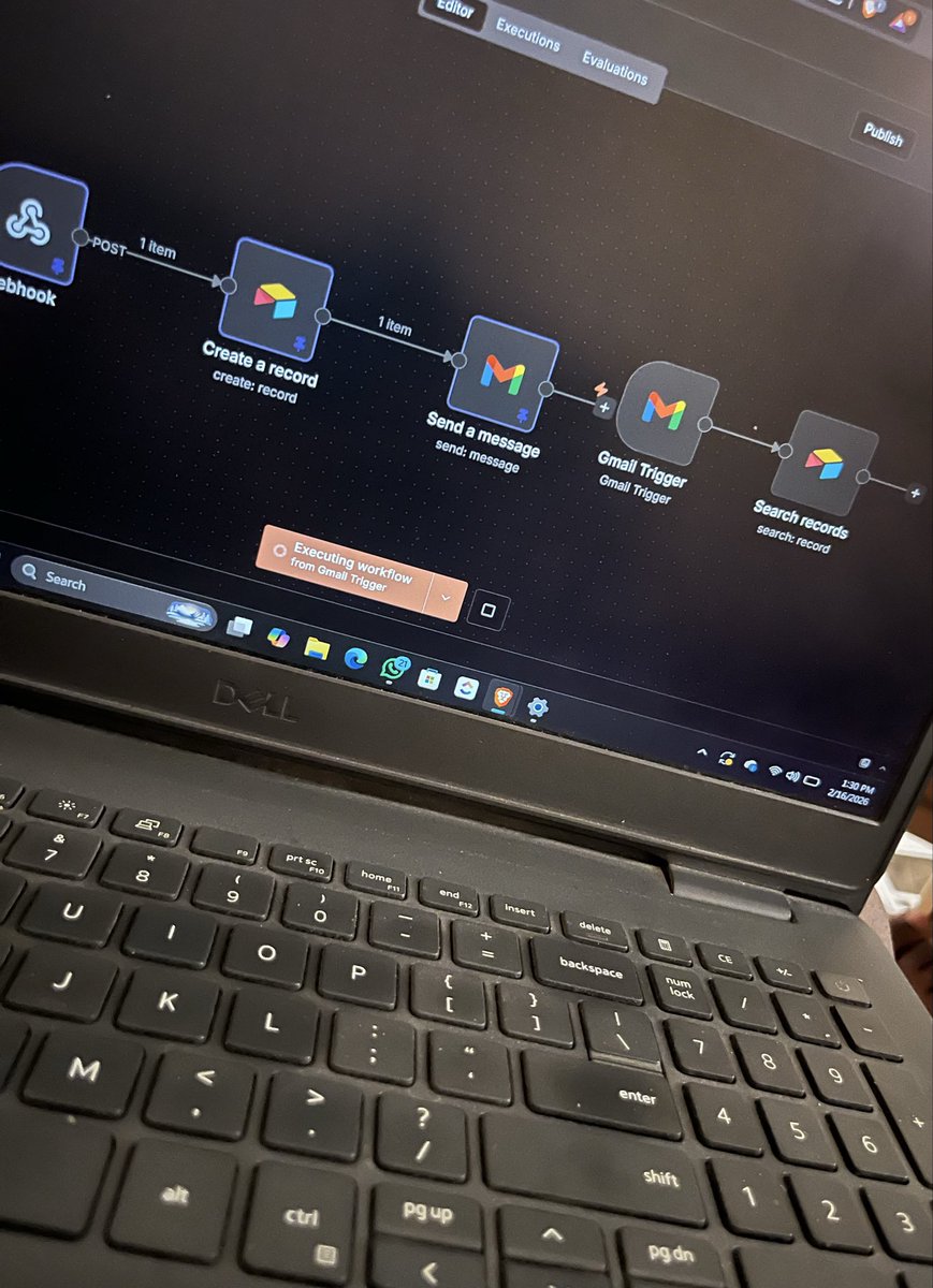 HelenNnebedum's tweet image. Na here I dey since morning😩

#AiAutomation #n8n #Workflow #Founders