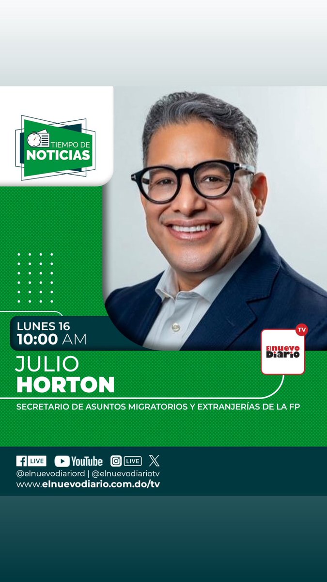 Julio HORTON tweet media