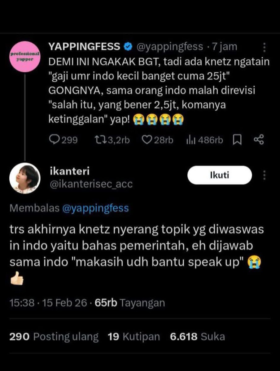 nantaris's tweet photo. Kalian hina kami, kami balas

Kalian hina pemerintah kami, gaskan kingg 😂
#Knetz #SEAblings https://t.co/28e97HQiHq
