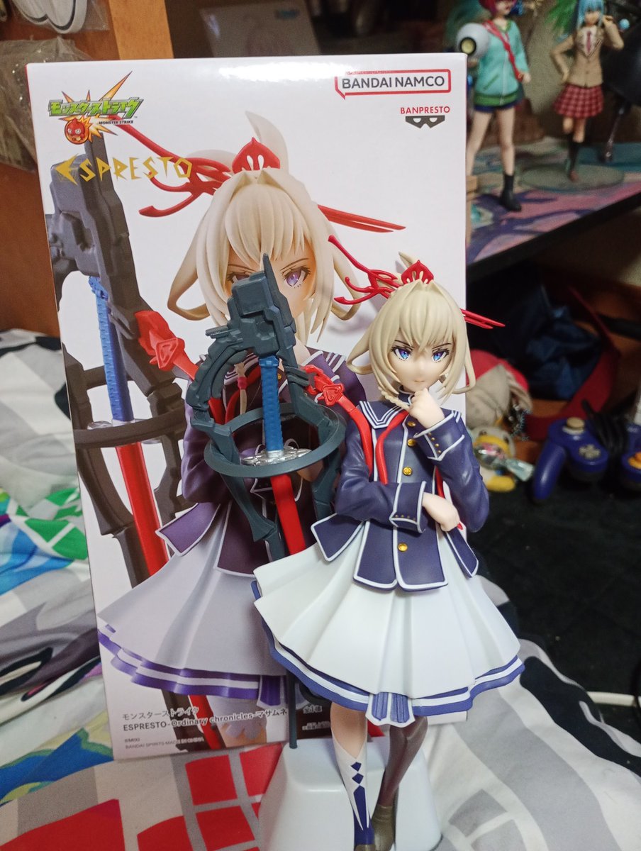 モンスト #マサムネ #フィギュアわぁい！！推しのマサムネたん到着♪☆