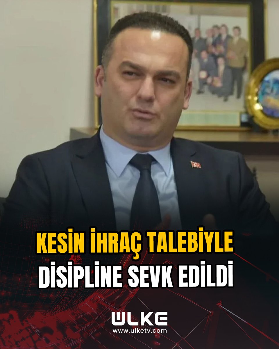 ulketv's tweet image. 📌CHP’li #Görele Belediye Başkanı #HasbiDede, MYK kararıyla kesin ihraç talebiyle disipline sevk edildi #Sondakika 
👉ulketv.com/chpden-flas-ha…