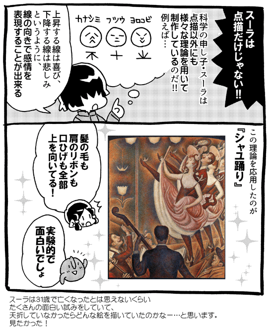 スーラ8コマ「動き」(2/2) 