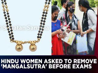 If burqa is permitted in the name of religious freedom,
why is mangalsutra restricted in the name of rules?

True equality cannot be selective.
#BurqaAllowed_MangalsutraNot