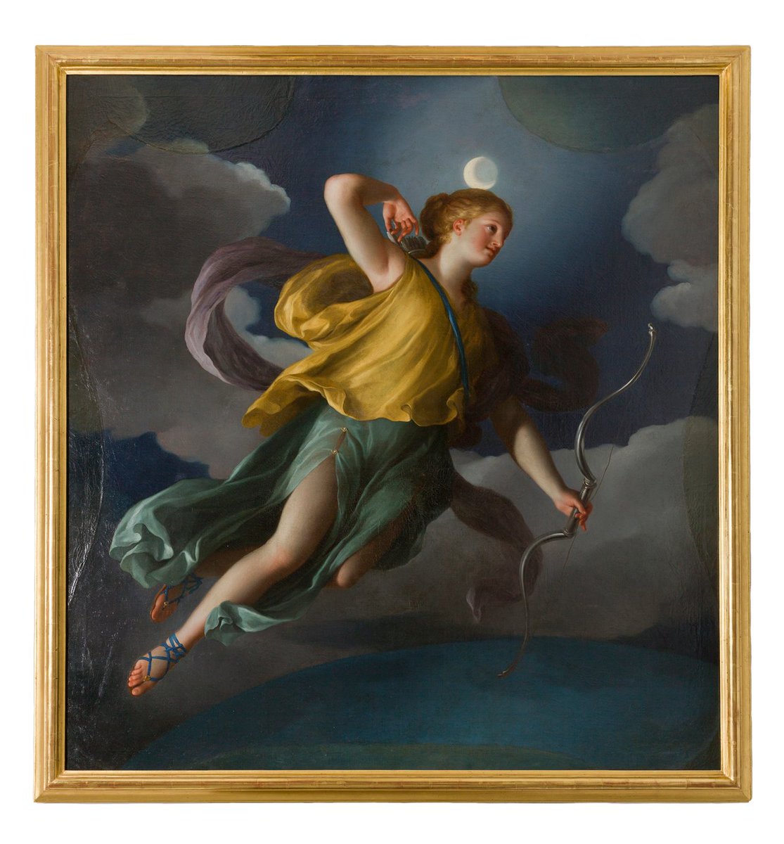 Antonio Raphael Mengs pintó en 1769 cuatro lienzos de la serie de «Las Horas del día» encastrados como sobrepuertas en el tocador de la Princesa de Asturias:

☀️Alegoría de la Mañana
🏜️Alegoría del Mediodía
🌇Alegoría de la Tarde
🌘Alegoría de la Noche

En #LaGalería 📍