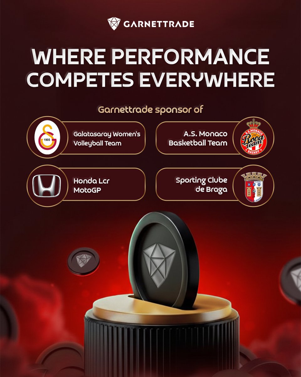 Performance isn’t limited to one field it proves itself wherever competition exists.
Garnet Trade proudly supports teams that operate at the highest level across different sports, united by discipline, ambition, and consistency.
 
Different arenas.
One standard of excellence.