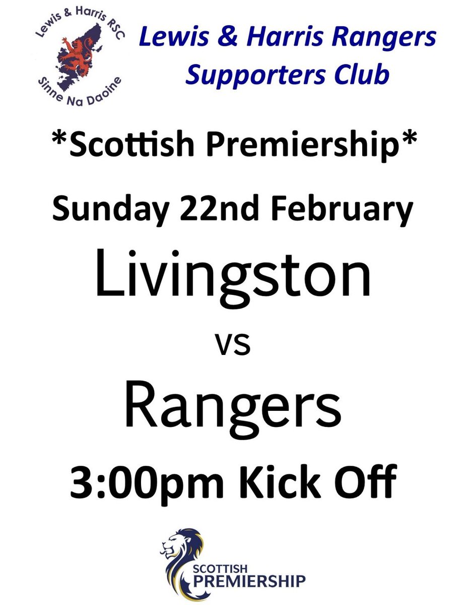 Lewis & Harris RSC tweet media