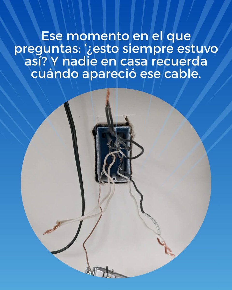 Las casas esconden secretos que solo salen a la luz cuando algo falla 🏠😅
 
Un cable que no sabes de dónde viene, o una tapa que nunca viste abierta.

Consejo práctico: si algo parece improvisado… probablemente lo sea. 

#Servicios #Profesionales