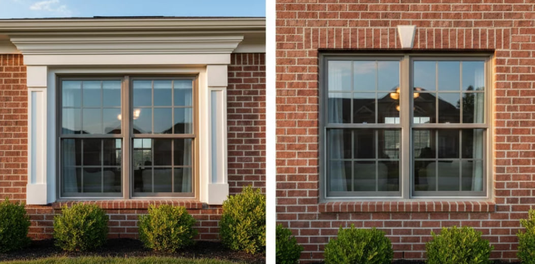 totalhomewd's tweet photo. Choosing between windows with brickmold and those without depends on both style and functionality — brickmold provides a more classic, finished look with added protection, while no-brickmold windows offer a modern appearance and simpler installation. Choose the option that best matches your home’s design and needs.

Read more in our blog.

📞(365) 799-7909
🌐https://t.co/ku3nGGKUqm