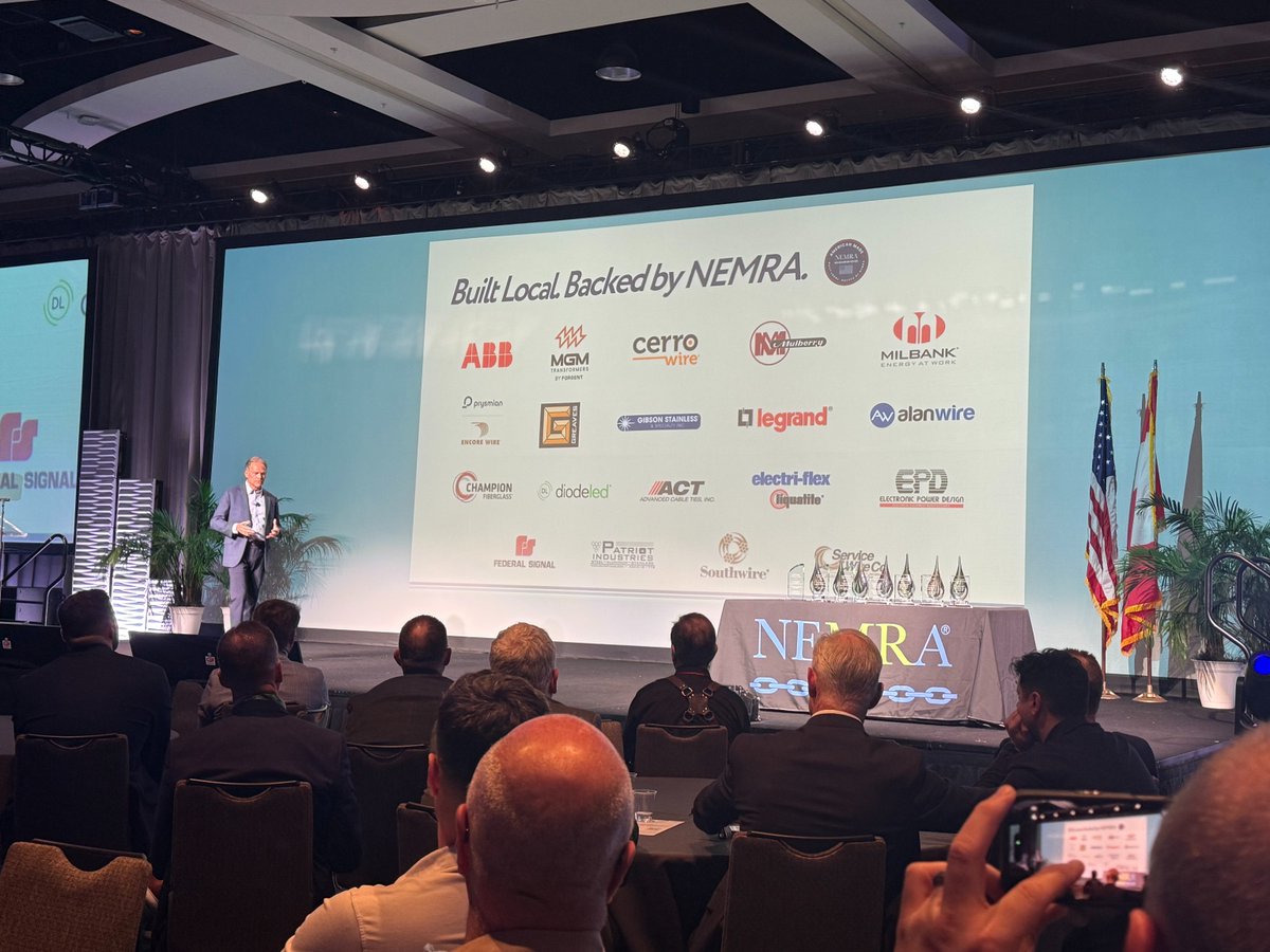 patriotsas's tweet photo. Thank you for an amazing NEMRA Conference and special thanks for allowing us to participate in the Built Local Back by NEMRA Campaign...great organization, great people!  #NEMRA #NAED #MADEINAMERICA https://t.co/3kfhIXSGqC
