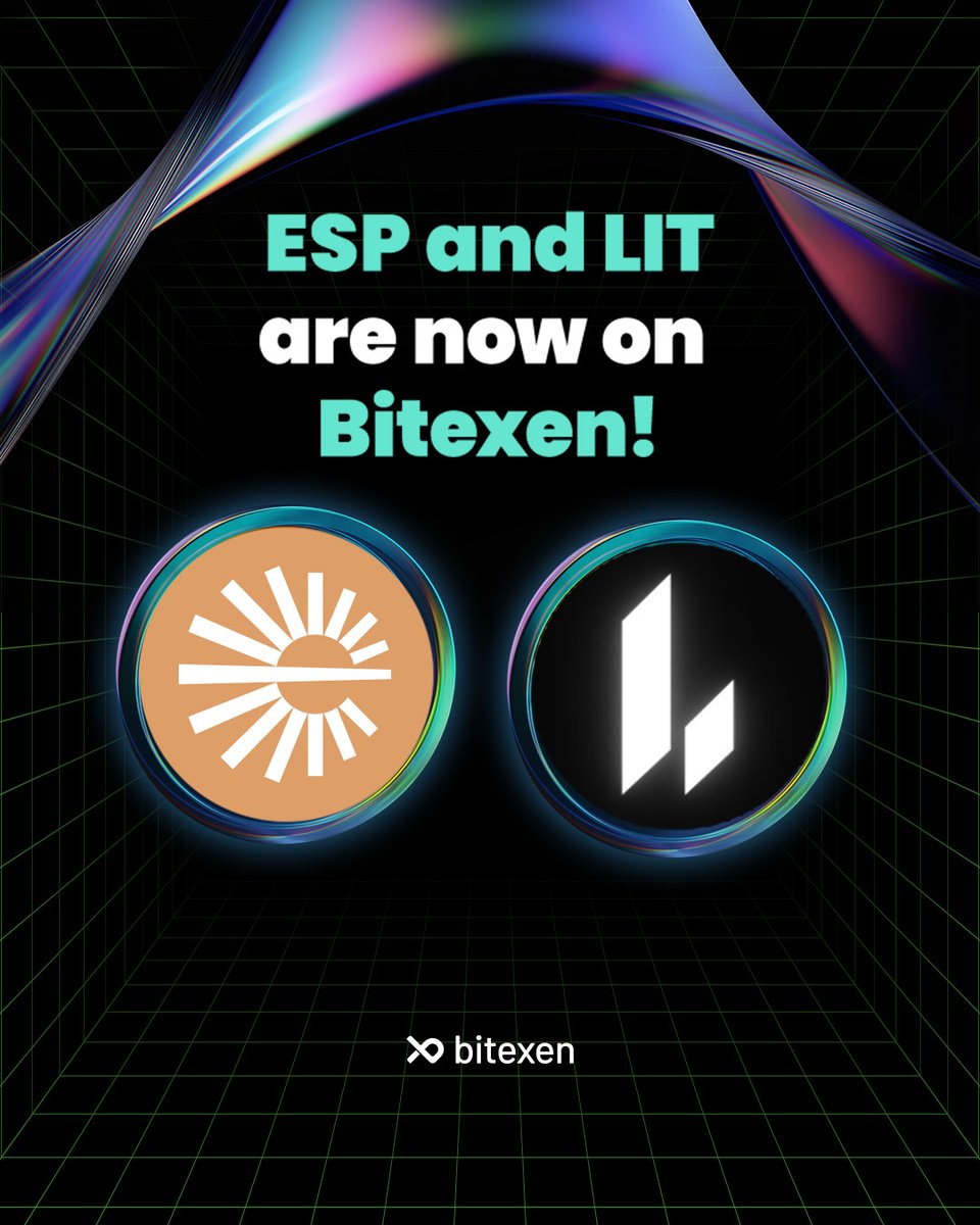 Espresso (ESP) and Lighter (LIT) are Now Listed on Bitexen! 🚀

➡️ For details, click: bit.ly/4aF00Pv

#Bitexen #ESP #LIT