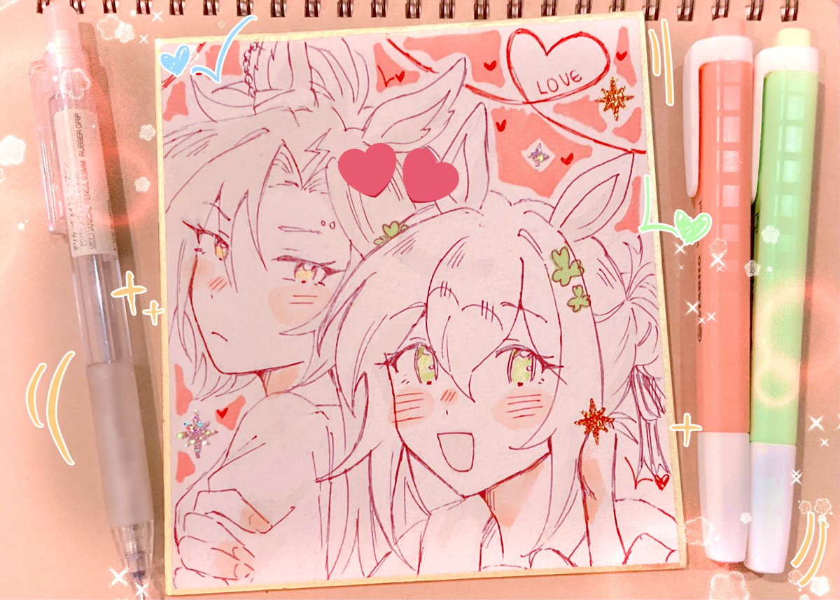 ⚡️☘️ on shikishi！！>< ♡♡♡