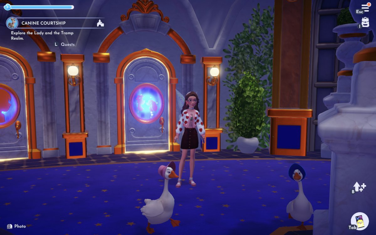 AbbyLouffa's tweet photo. I have loved playing this new update!! Lady and Tramp are such cute characters and the storyline for this realm is amazing! Love the Star Path also! So excited to get all the items!!! 

And OMG I can’t wait to unlock Pluto! That is gonna be so great!! https://t.co/CYm8ZQEZyN