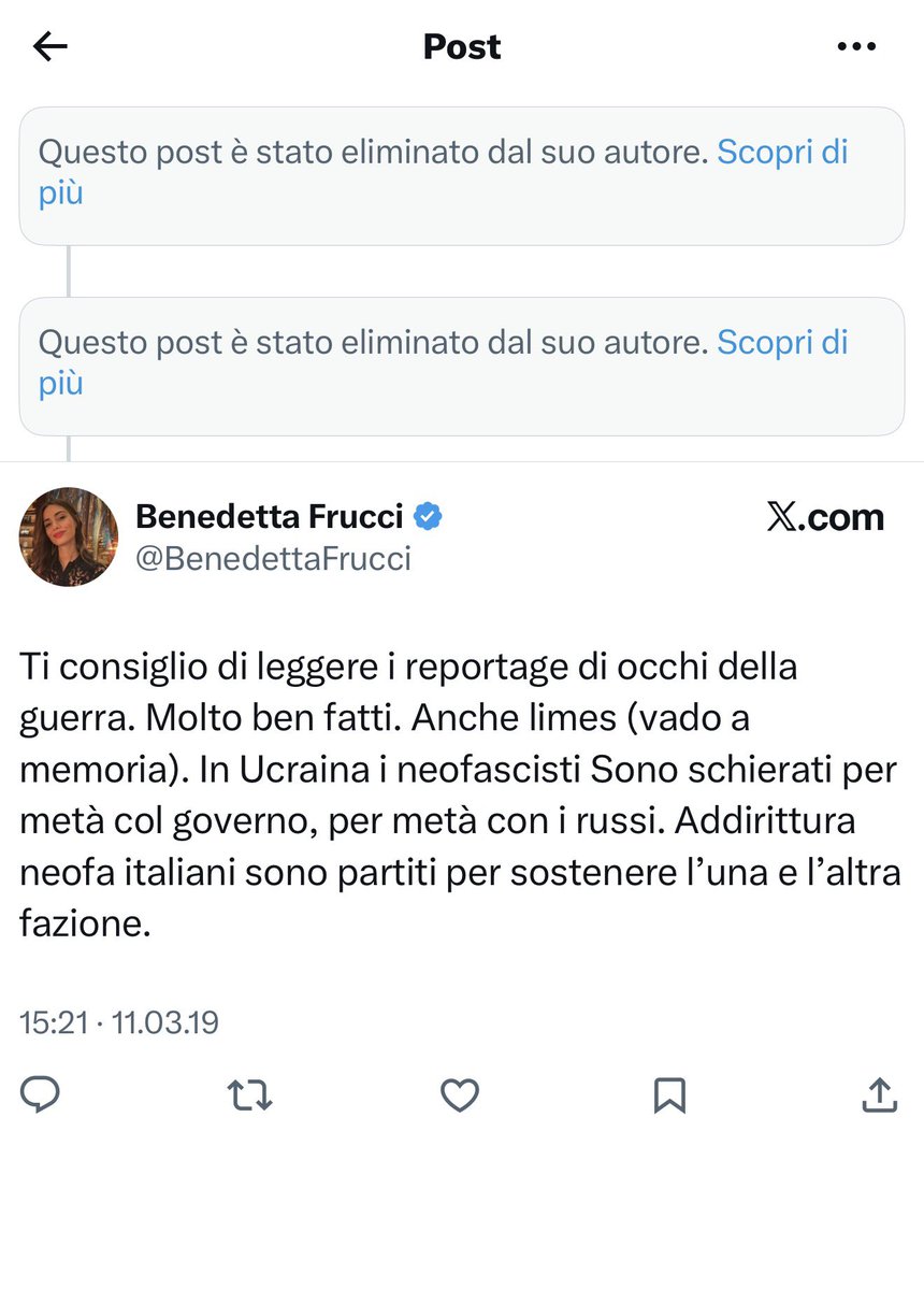 <a href="/micheleboldrin/">Michele Boldrin</a> Visto che ha eliminato quei post rimediamo subito

eliminare 
v. tr. [dal lat. eliminare, propr. «metter fuori di casa», der. di limen -mĭnis «soglia», col pref. e-]