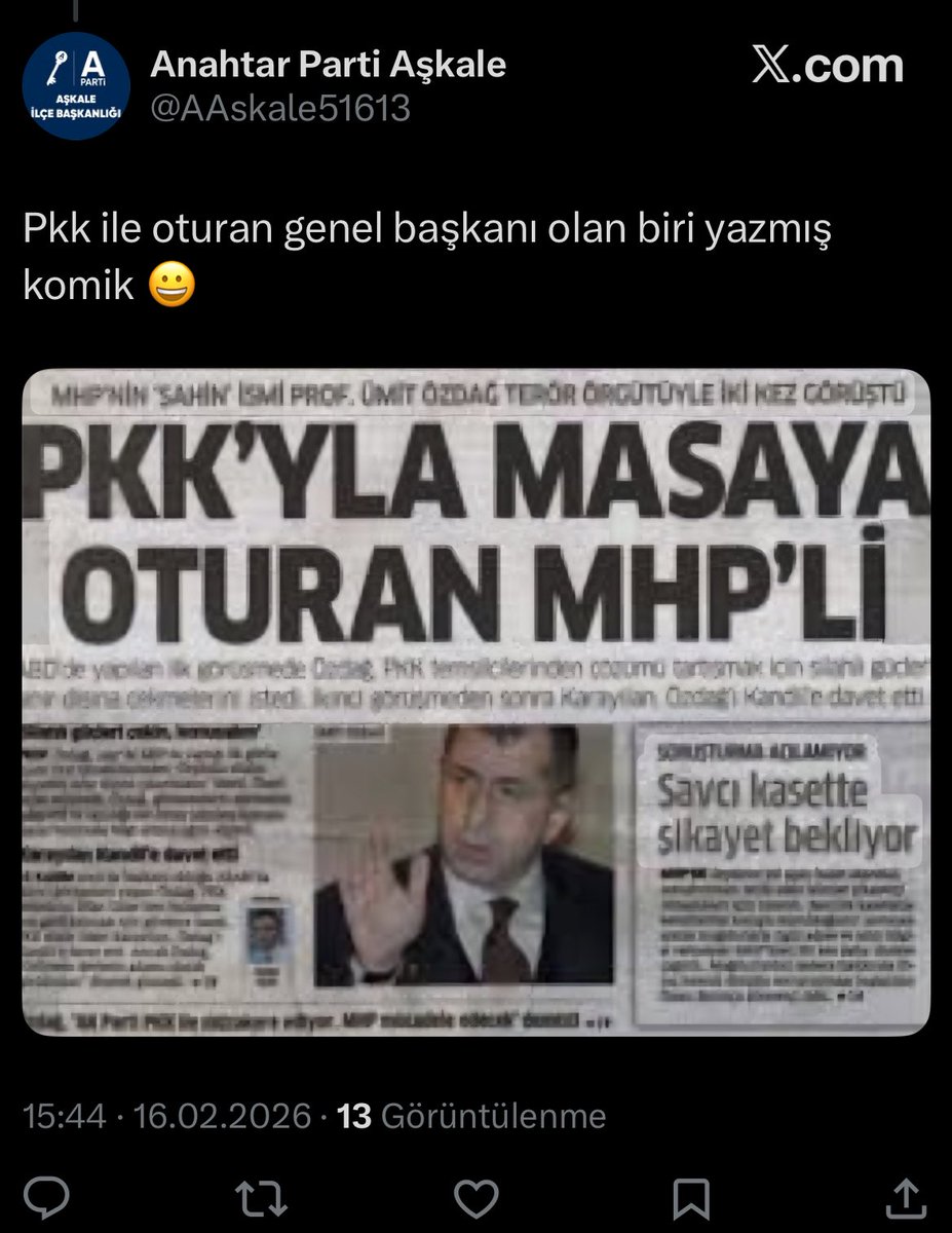 FETÖ’cü Cevheri Güven’i referans alan vitaminsiz admin😂

Sizin referanslar hep FETÖ’den mi :)