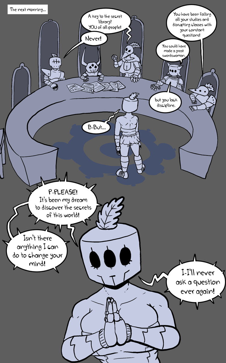 AmyTriangle's tweet photo. Swordwomans team reward for 250 members was a comic here are the panels, fun fact only the first three was for the reward the last 2 were to add more lore to her character. (last page in comments) https://t.co/hckXiXvFqC