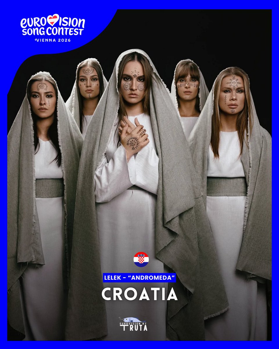 Ivan_Pepic's tweet photo. 🇭🇷’s #Eurovision entry this year draws inspiration from history: Catholic Croat women in #BosniaAndHerzegovina once tattooed small crosses on their skin as a symbol of their faith meant to protect themselves from forced conversion and violence during the #OttomanCaliphate era. https://t.co/CLzcQRPnEk