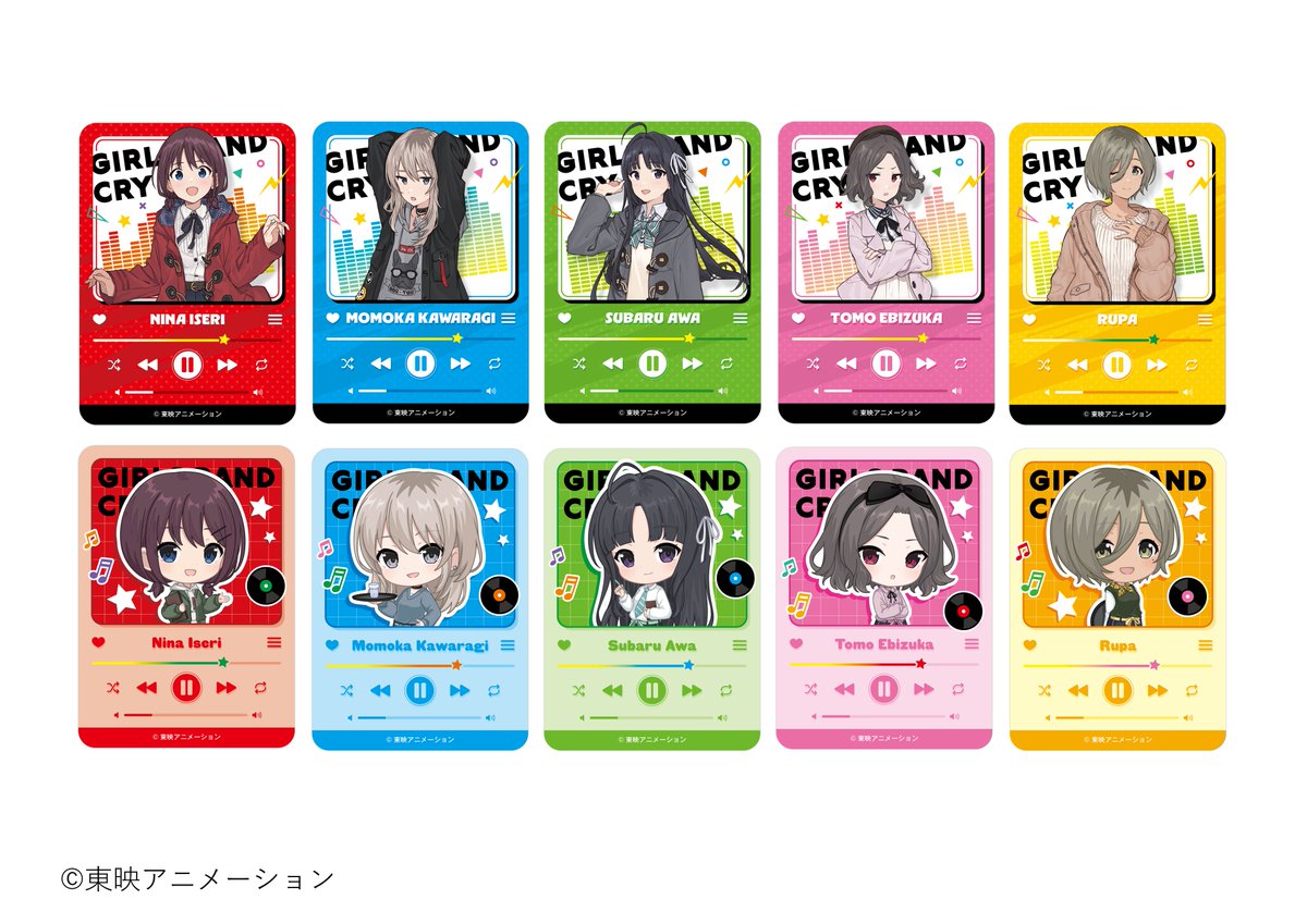 後半グッズのご紹介】 #ガールズバンドクライCafe 🎸 会期中販売中の