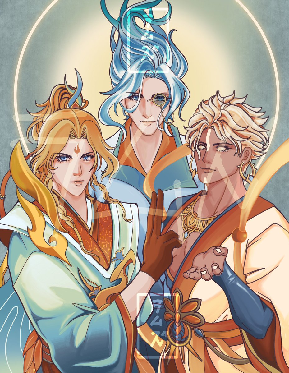 Dewa kesuburan 😁😁😁😁😁😁😁😁😁

This trinity literally elemental gods like water, fire and wind and dont tell me otherwise 

#natan #vale #xavier collector skin