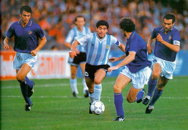 Diego Maradona 🆚 Italy, 1990.
