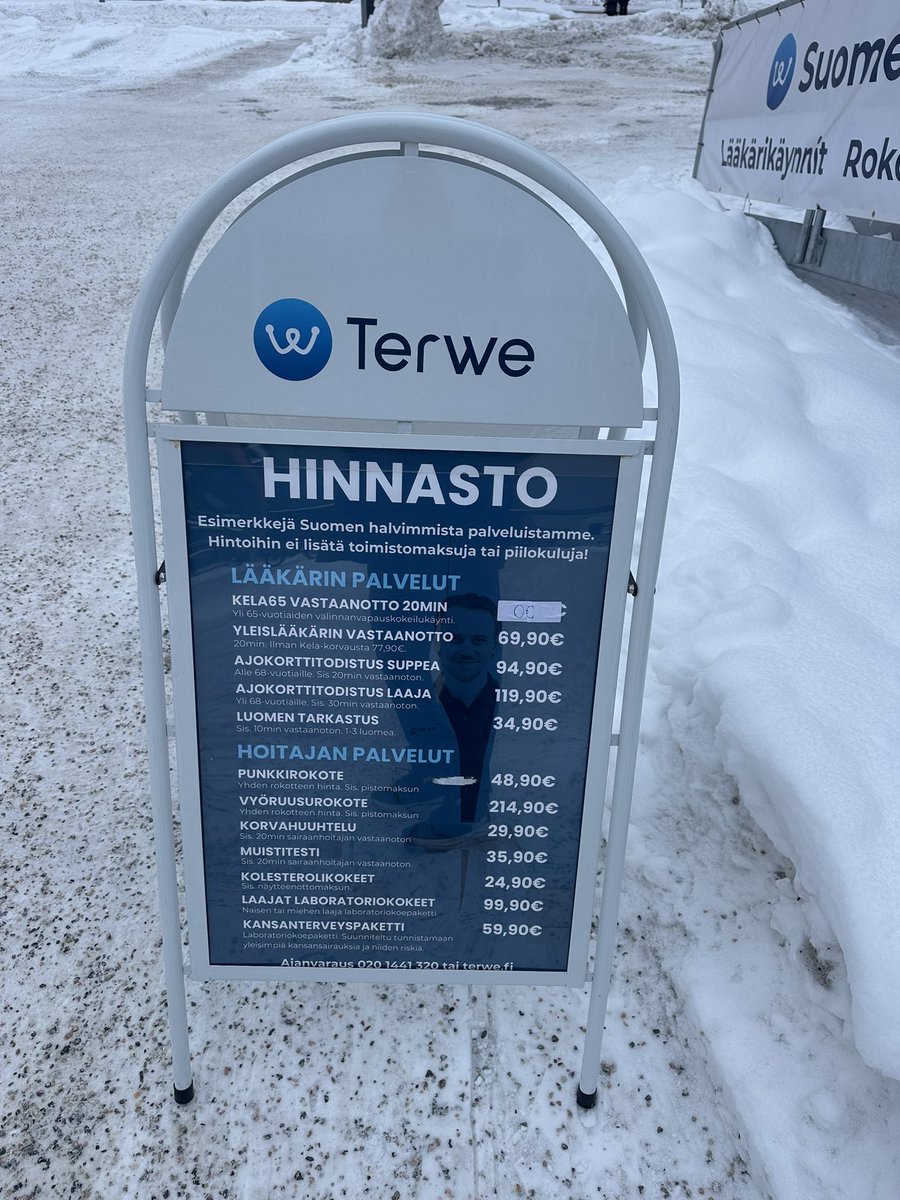 KrisuLinden's tweet photo. Yli kuusvitoset halvemmalla kuin terkkarille.
Käy.
#lääkäri
#terwe, Kannelmäki https://t.co/V7qdyJfduC