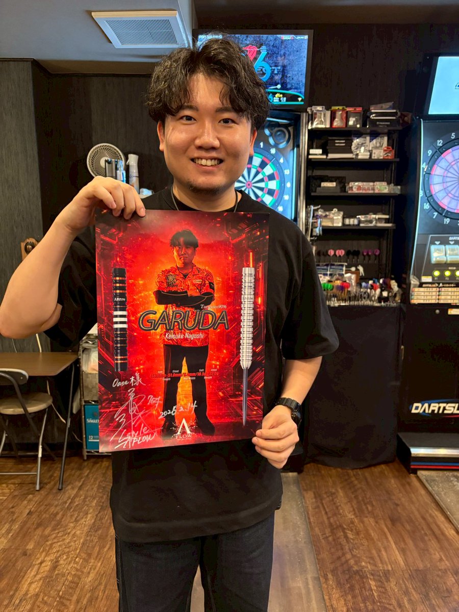 今日は、SDL!!!

終日スティール仕様です！

20時ぐらいから貸切営業となります。

Oaseオープンしました！

名越プロのスティールのバレル試投＆購入できますよーーー！