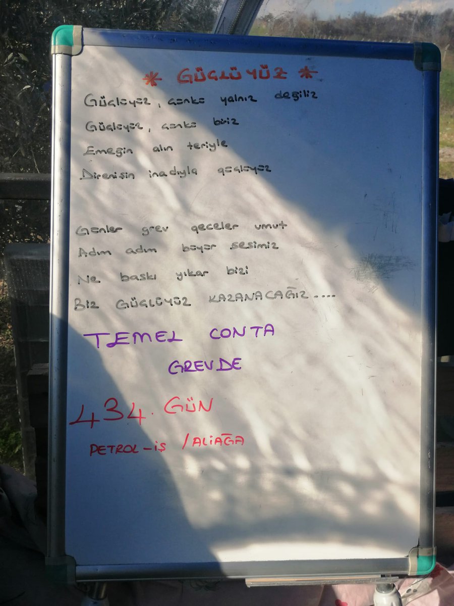 Temel Conta Grevde434.Gün!
Toplu iş sözleşmesi hakkımız gasp edildi, sendikal irade yok sayıldı. Ama biz susmadık, boyun eğmedik.
Bu mücadele sadece ekmek kavgası değil;
alın terinin, emeğin ve geleceğimizin mücadelesi.
434 gündür ayaktayız.
Hak verilmez, mücadeleyle alınır!