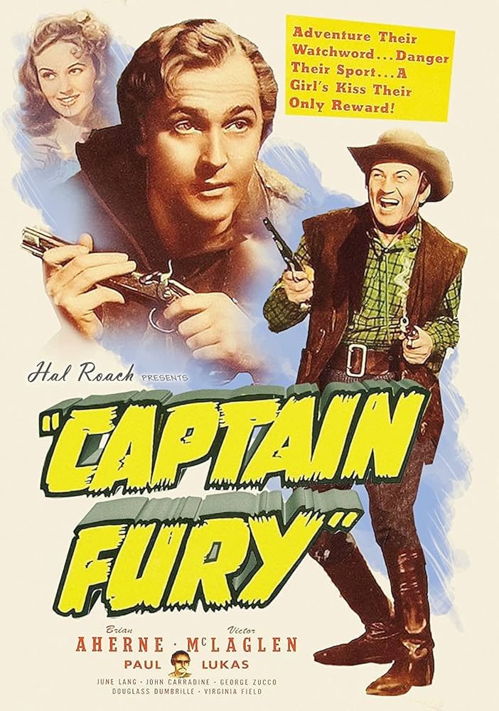 FrankMalfitano's tweet photo. FILM OF THE DAY: #HalRoach surprisingly directed this vividly exciting 1939 Robin Hood style #Western set in #1840s #Australia about Irish prisoner #BrianAherne 👏 escaping &amp; leading band of cohorts against vicious landlord #VictorMcLaglen #JohnCarradine #JuneLang😍 #GeorgeZucco https://t.co/MVfxLPr92L